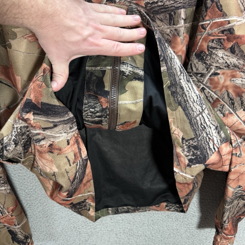 Trail Crest Jacket Adult Large Camouflage‎ Highland Timber Camo Outdoors Mens - Picture 10 of 14